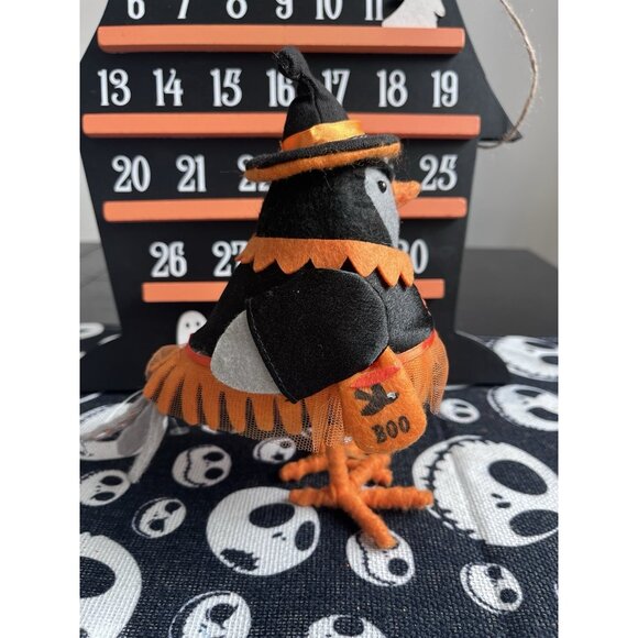 Target Halloween Decor 2021 Hyde & Eek KETTLE Witch Bird Boo Candy Bag Retired - Picture 2 of 8